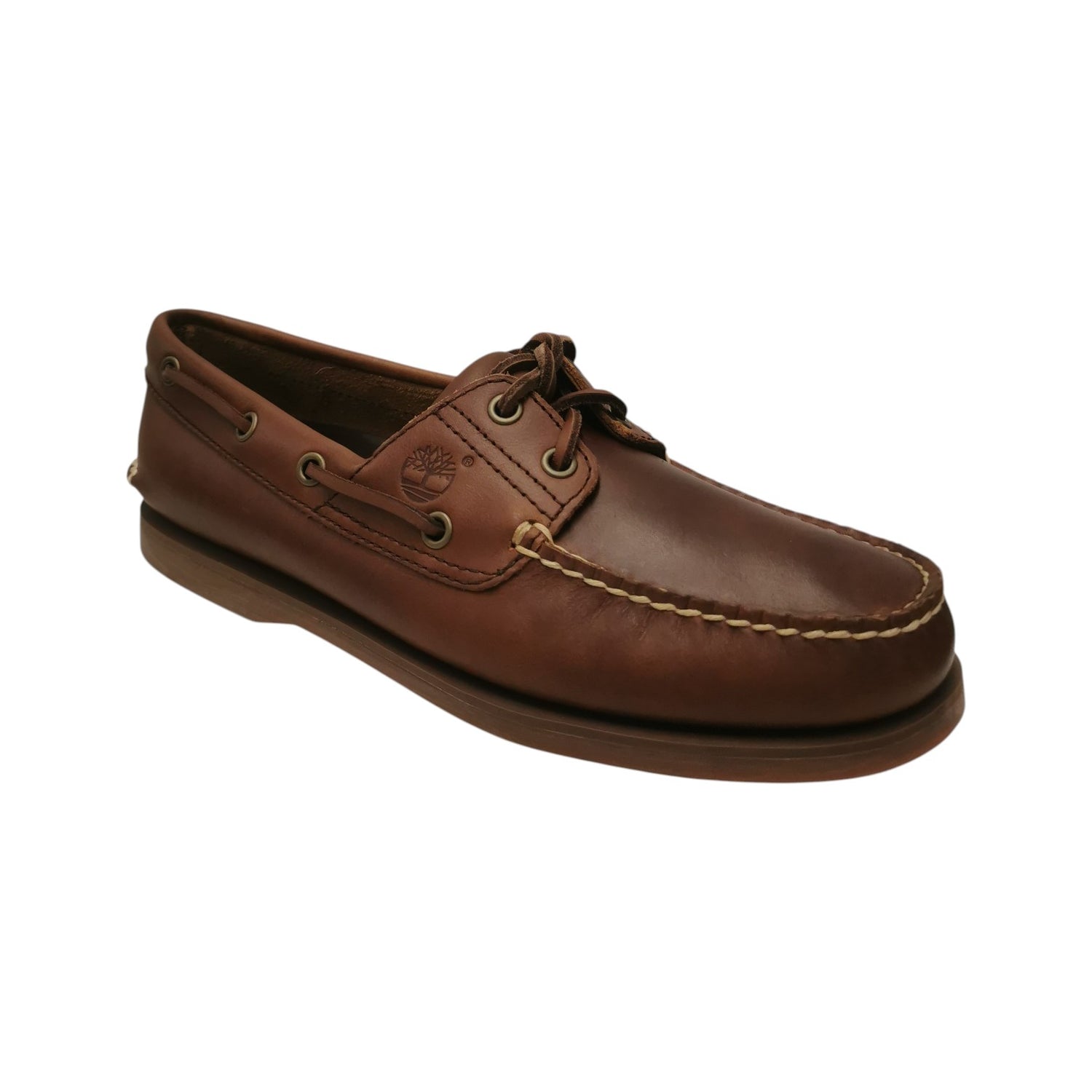 Timberland Scarpa da Barca Uomo in Pelle Cuoio