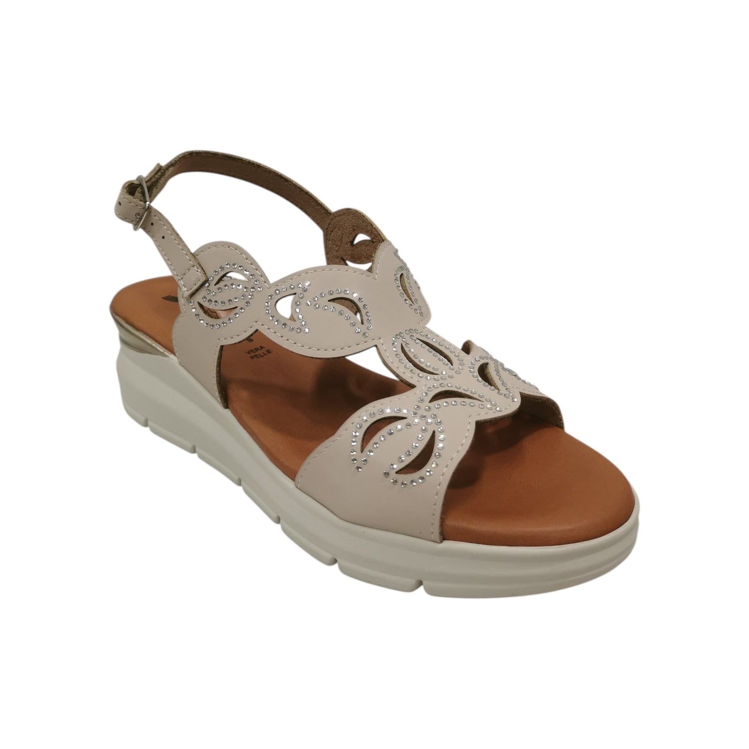 Susimoda Sandalo Donna Avorio con Strass