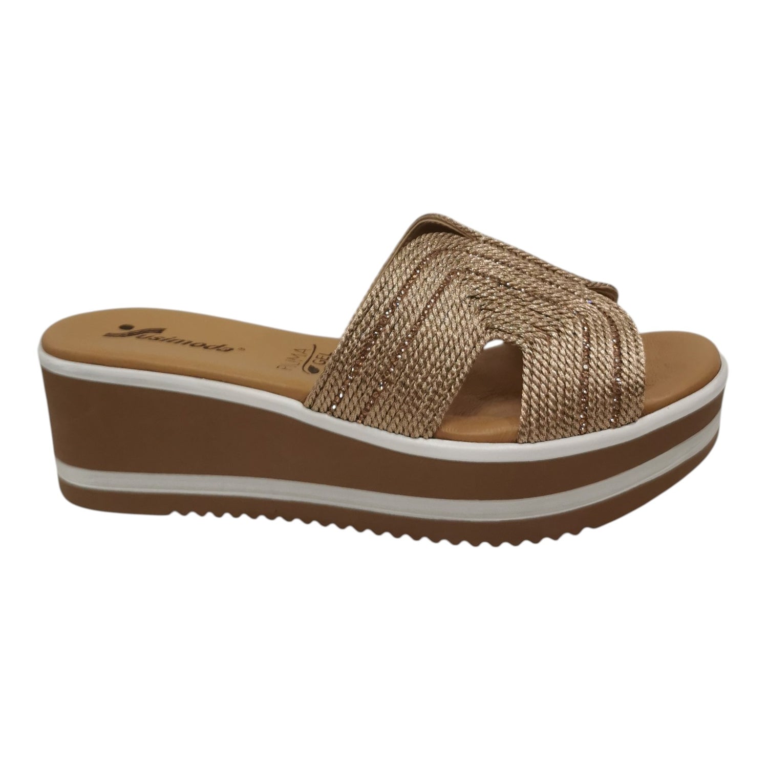 Susimoda Ciabatta Donna Rame in Raffia
