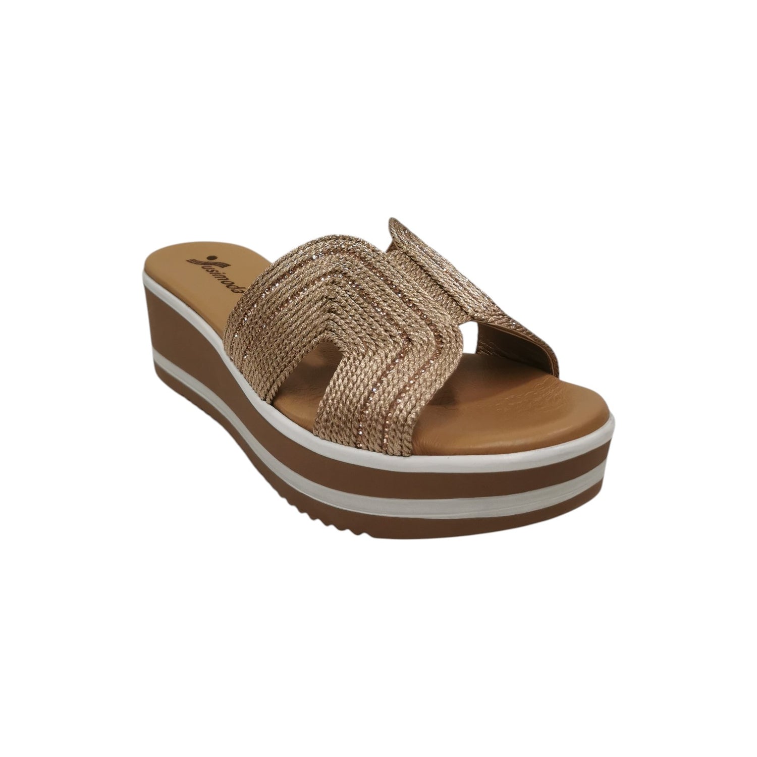 Susimoda Ciabatta Donna Rame in Raffia