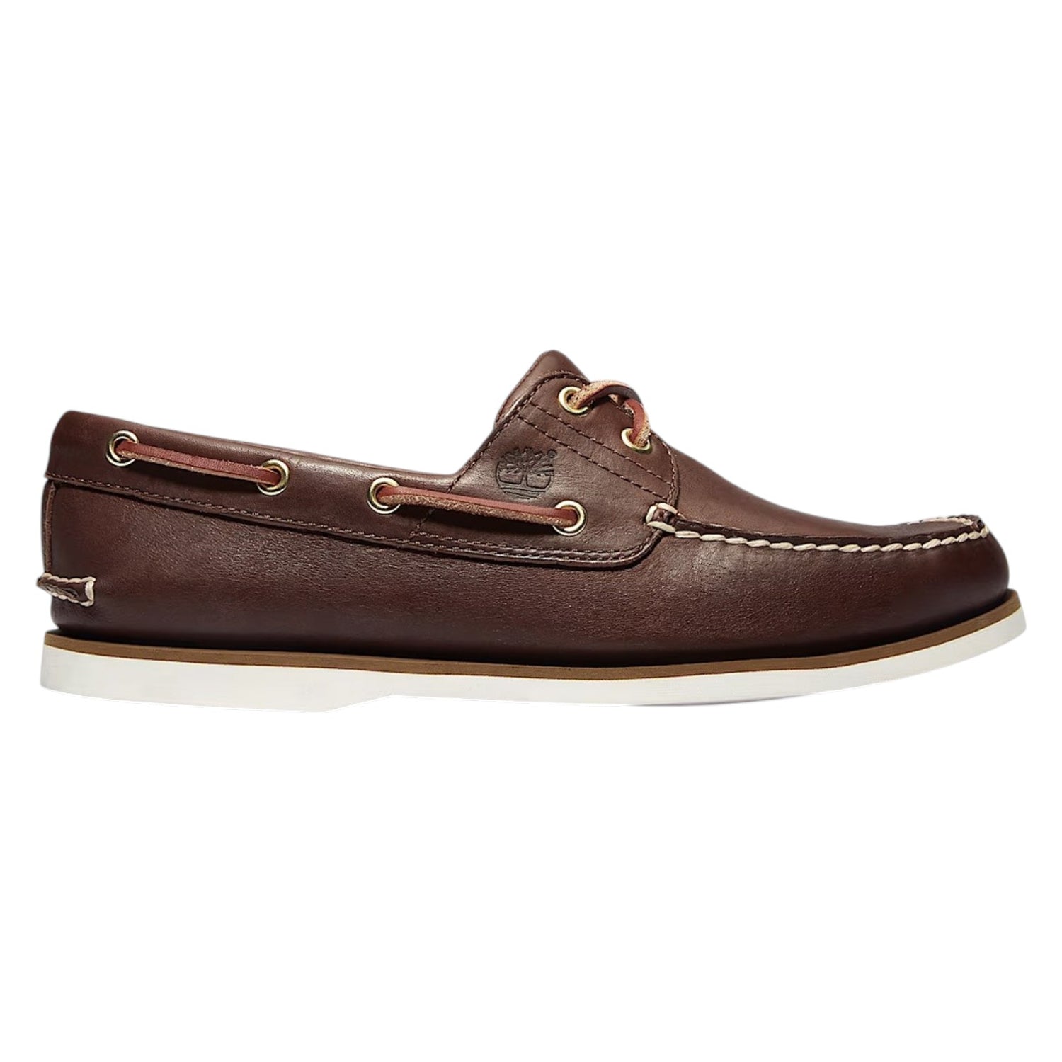 Timberland Scarpa da Barca Uomo in Pelle Marrone