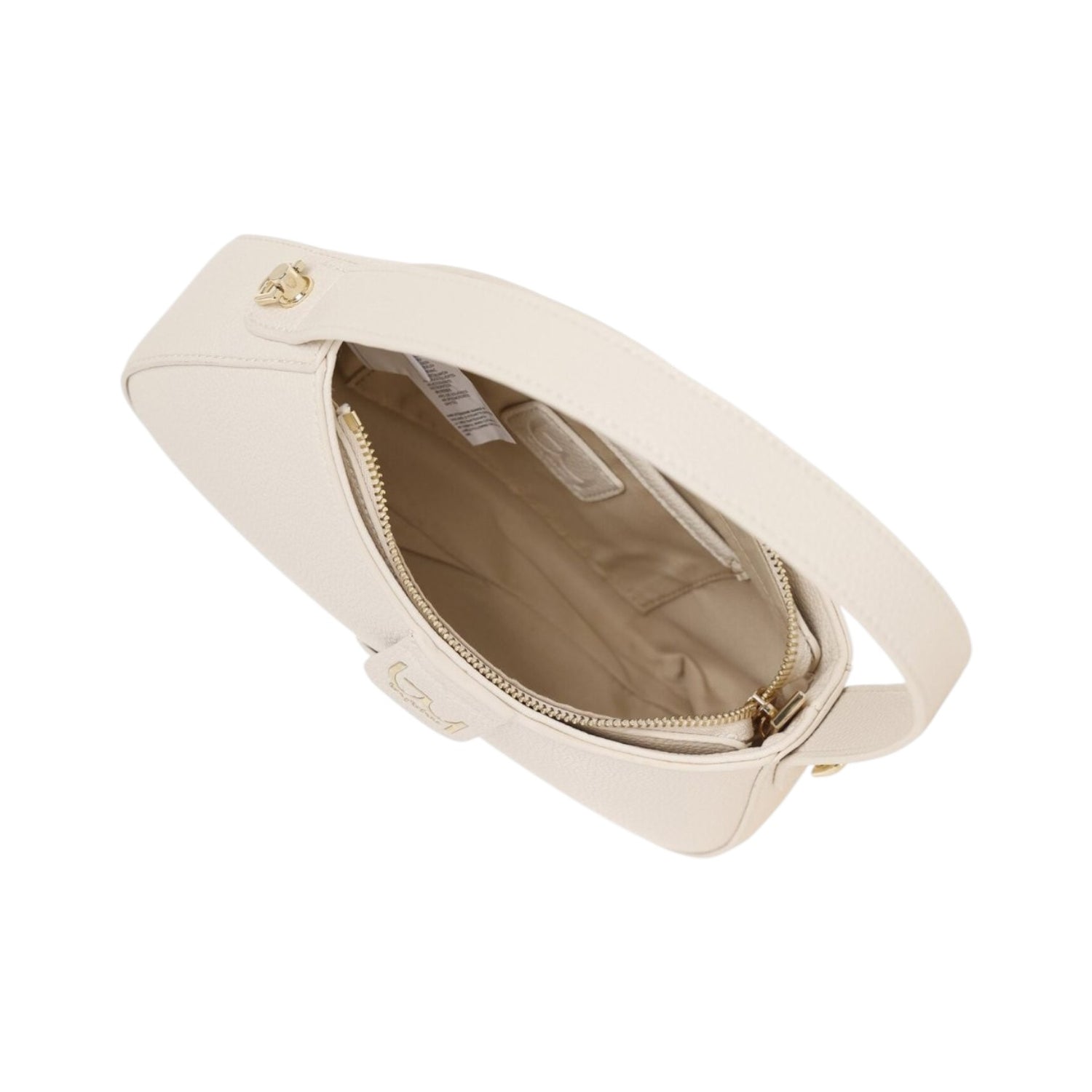 By Byblos Borsa a Spalla Piccola Donna in Ecopelle Martellata Avorio