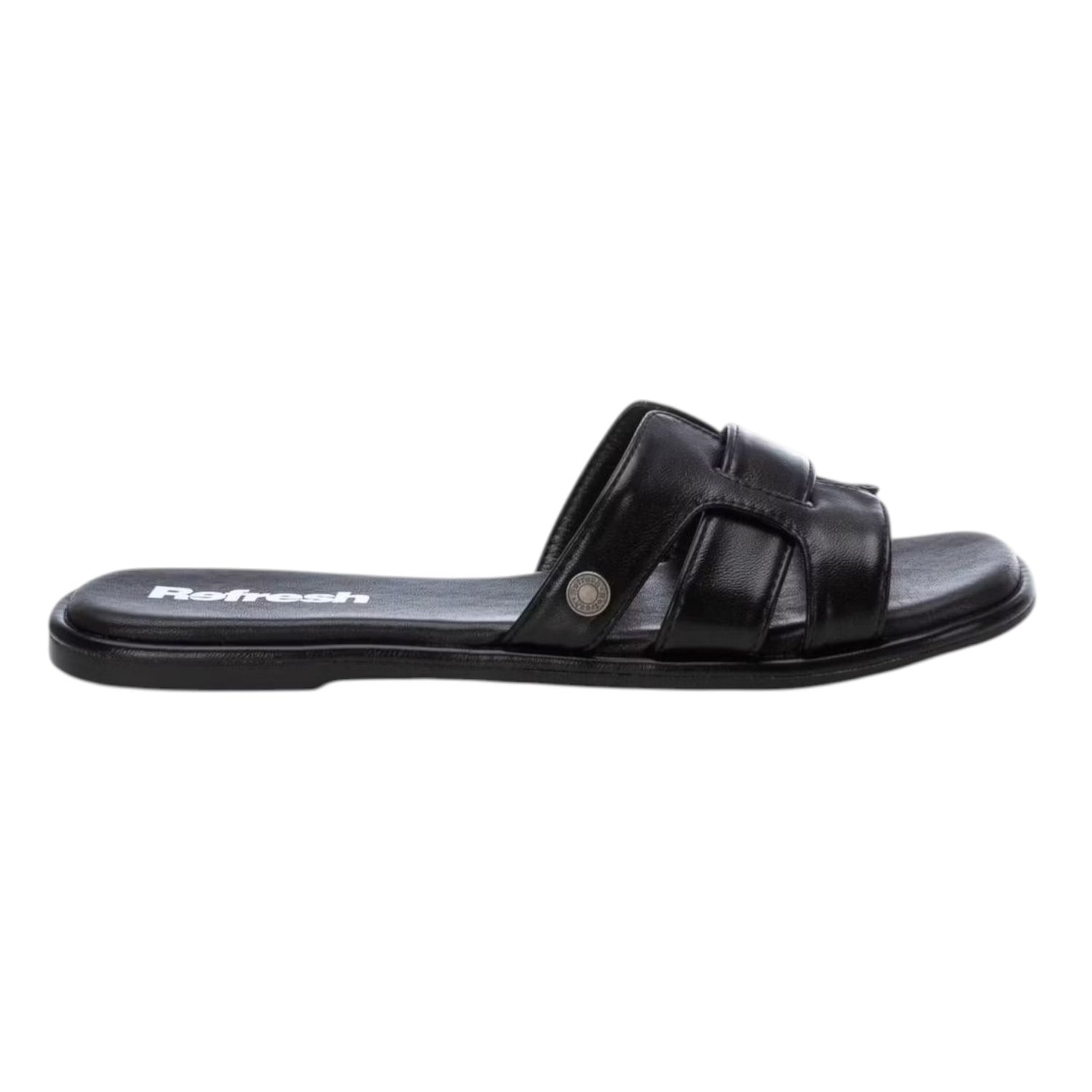 Refresh Ciabatta Bassa Donna Nera