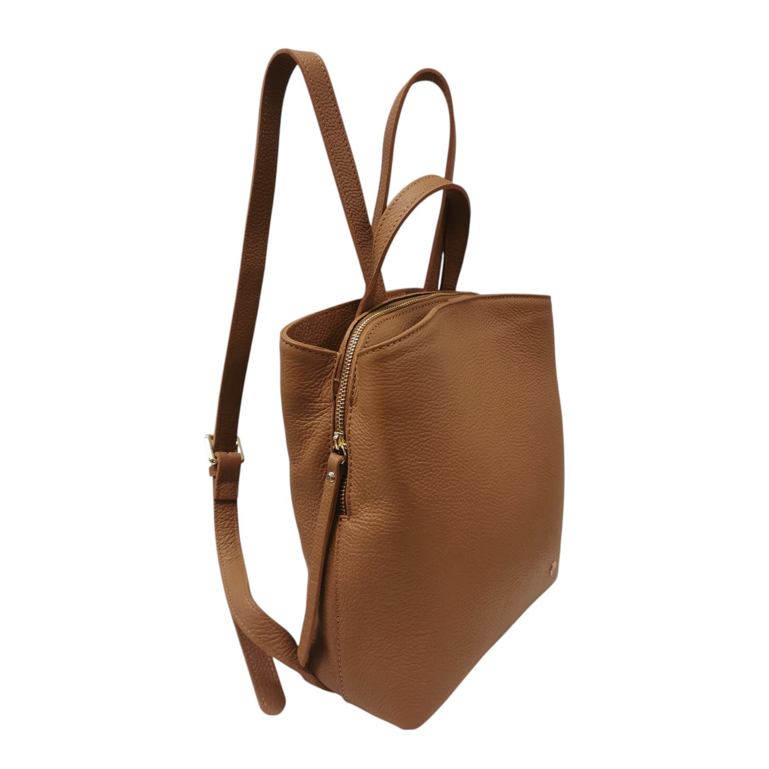 Caleidos Zaino Donna Cammello in Pelle