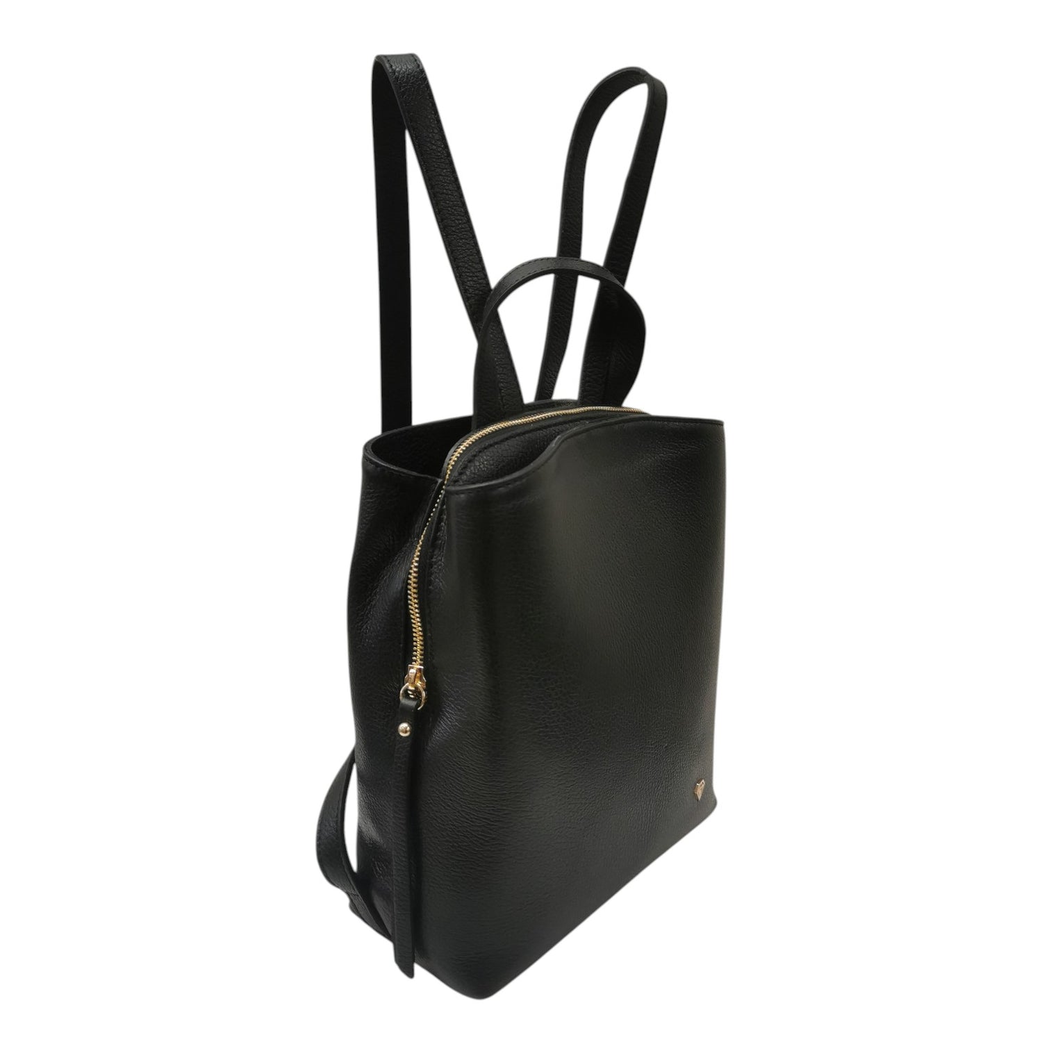 Caleidos Zaino Donna Nero in Pelle