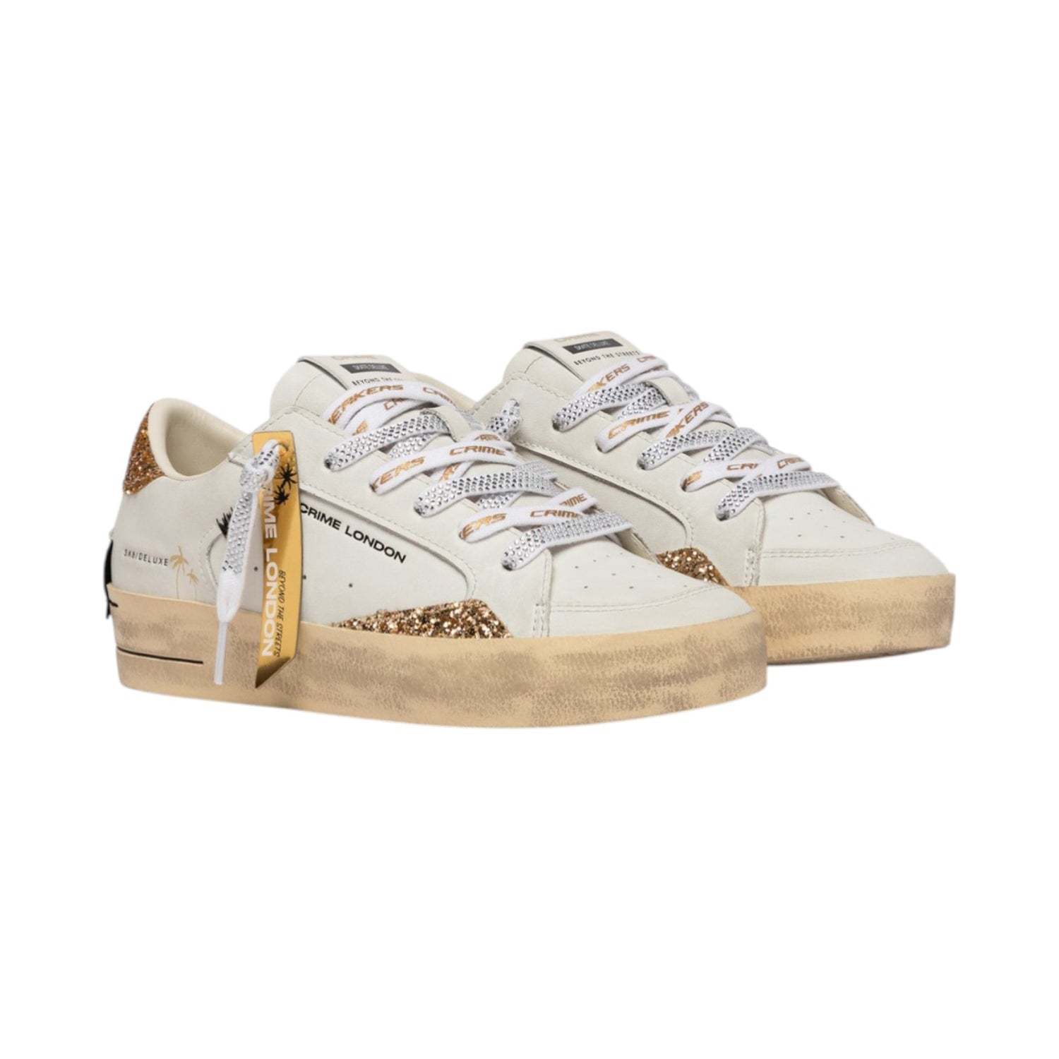 Crime London Sneakers Donna Sk8 Deluxe Tequila Night Bianca
