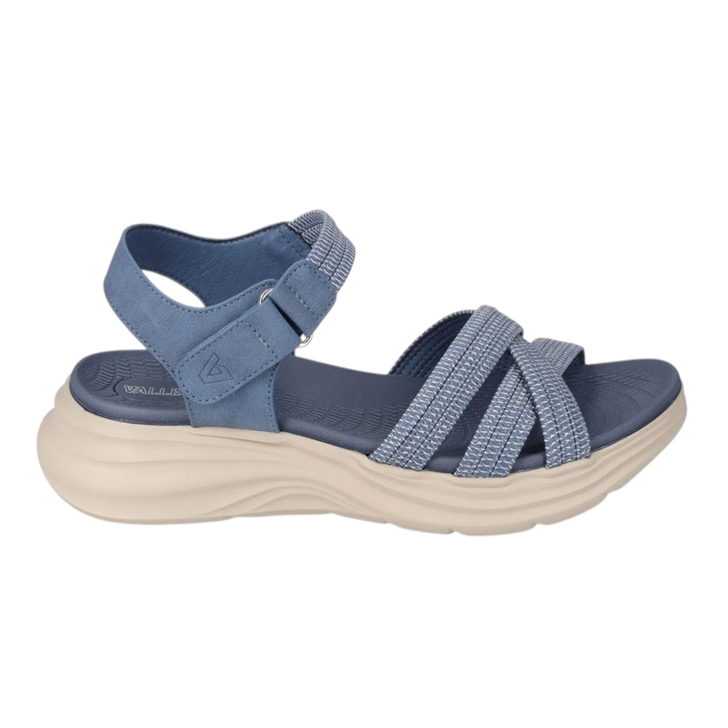 Valleverde Sandalo Donna Jeans con Strappo