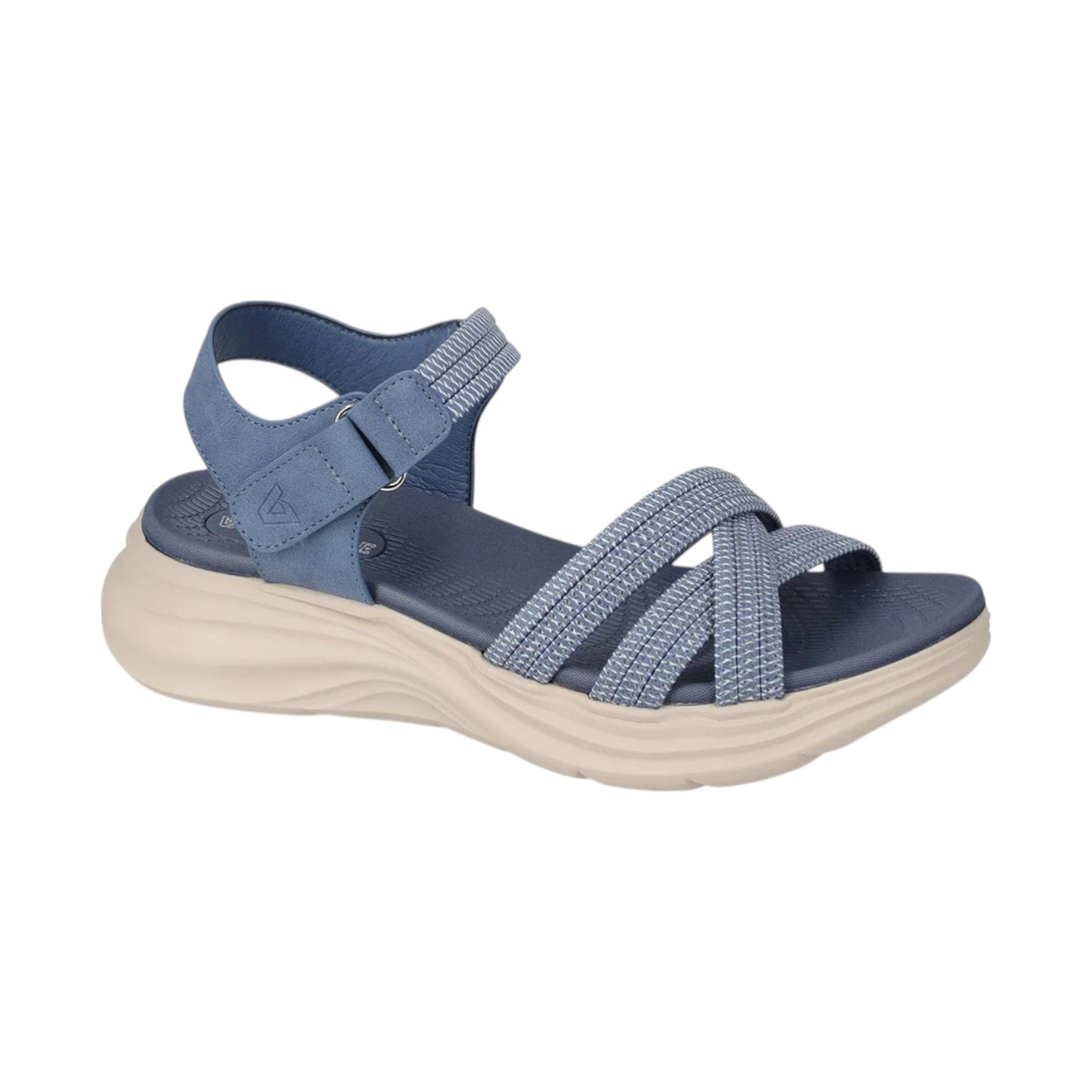 Valleverde Sandalo Donna Jeans con Strappo