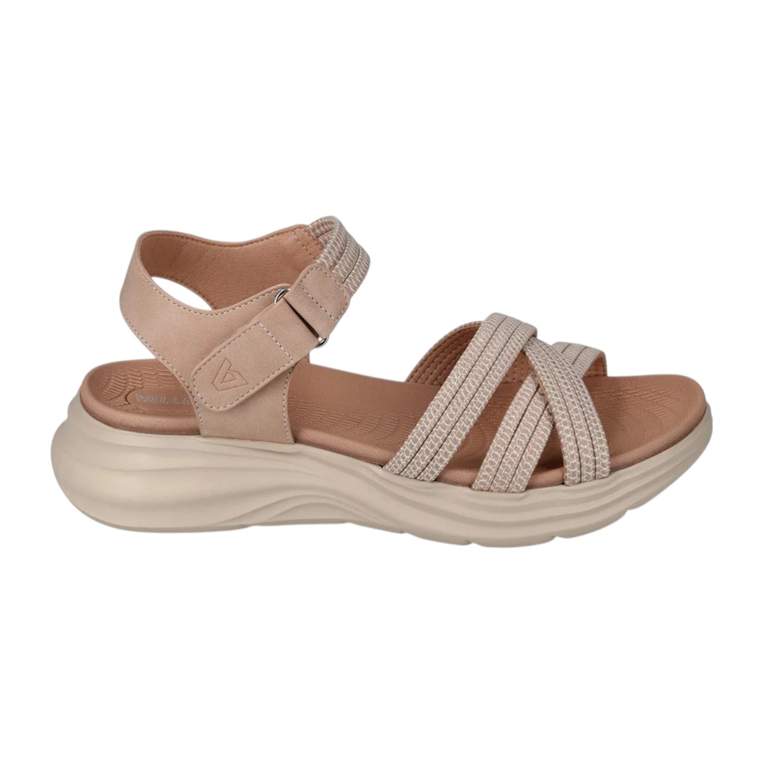 Valleverde Sandalo Donna Sabbia con Strappo