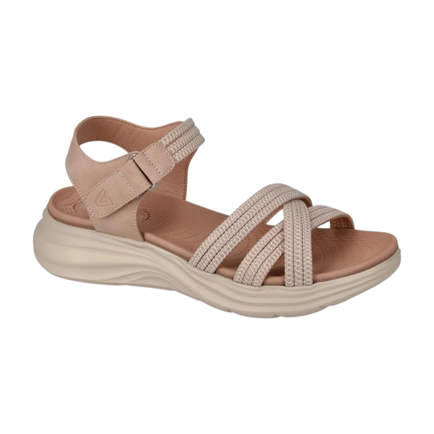 Valleverde Sandalo Donna Sabbia con Strappo