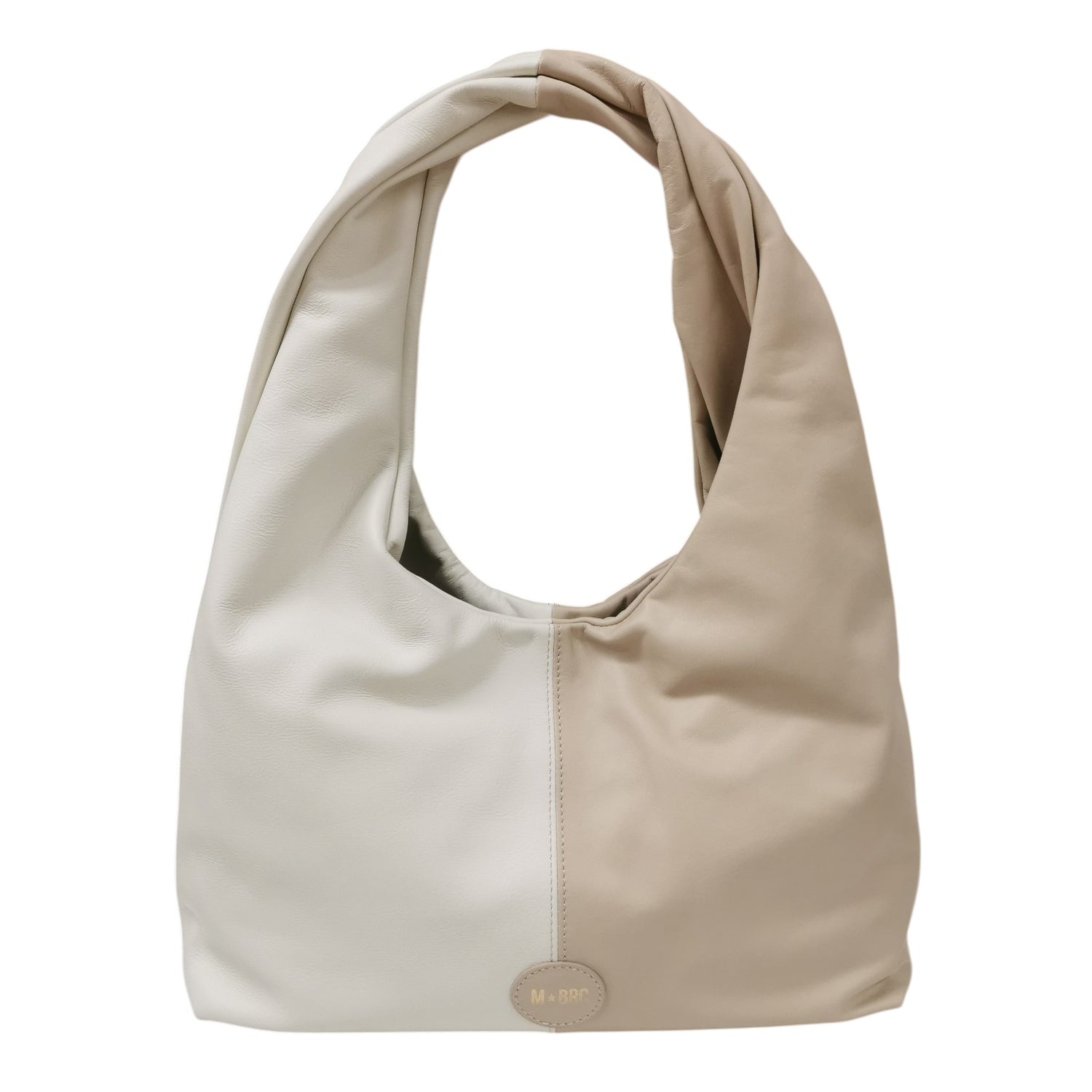 M Brc Borsa a Spalla Donna Linea Savage in Pelle Naturale Multi