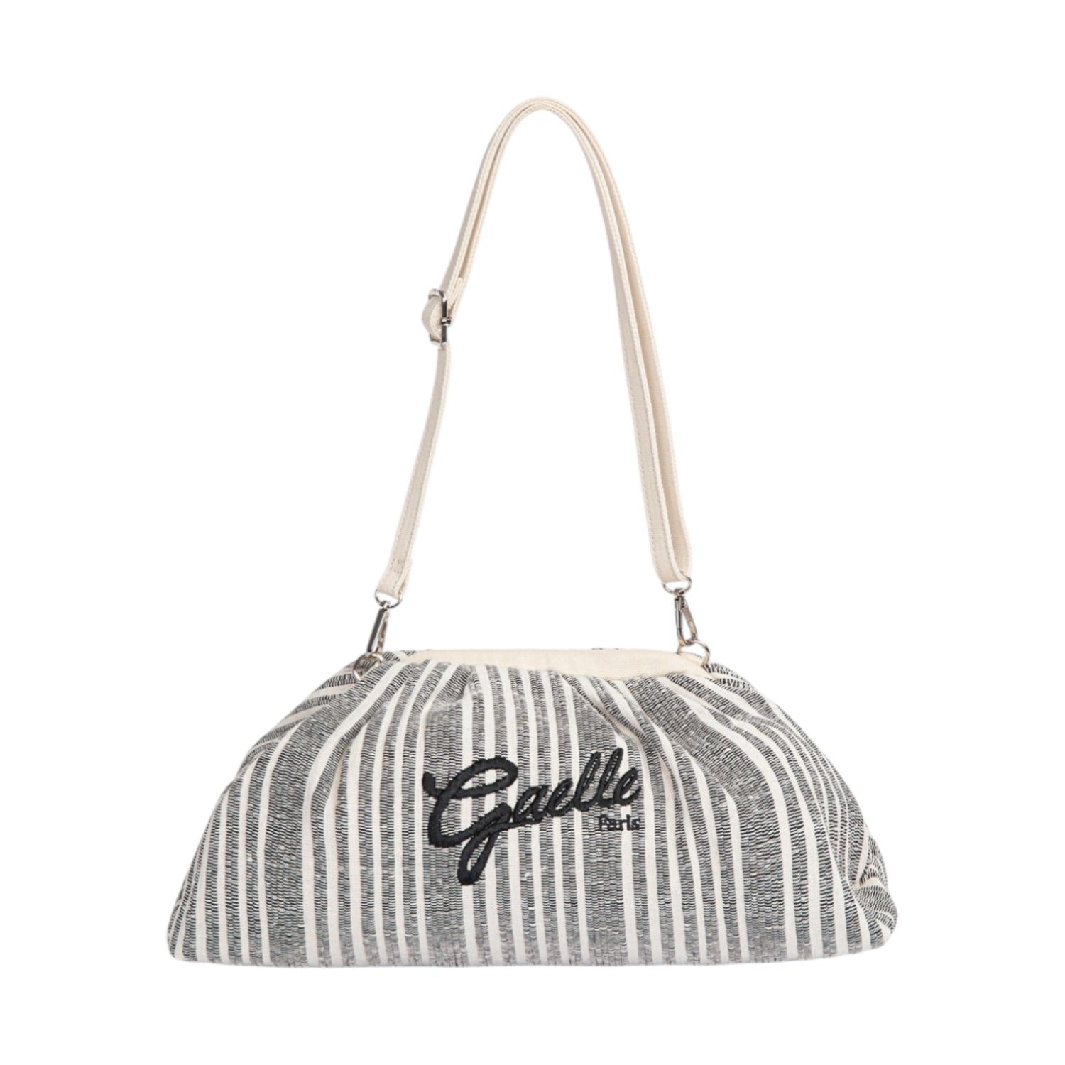 Gaelle Maxi Pochette Donna Ricamo Nera