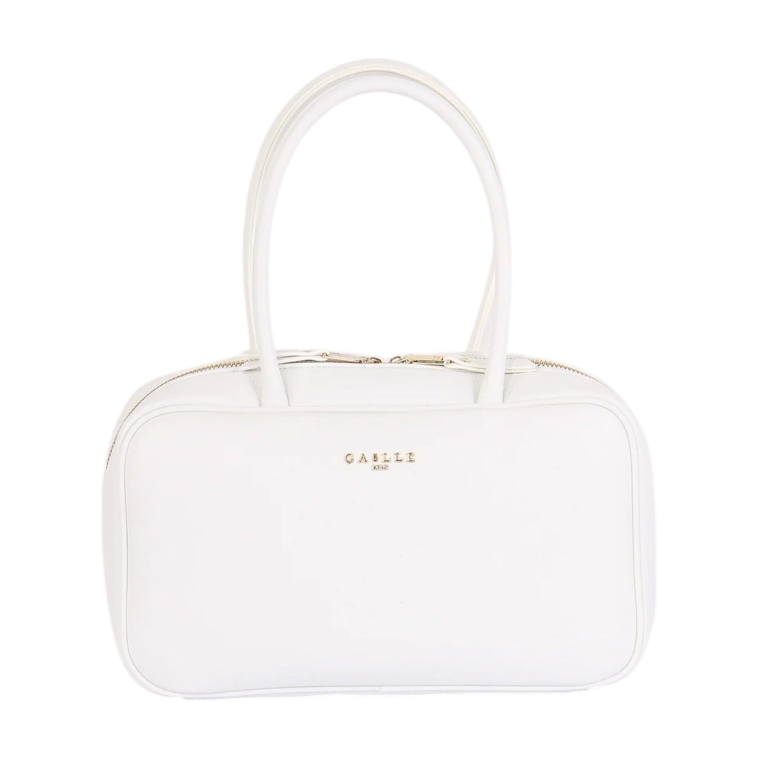 Gaelle Borsa a Mano Donna in Ecopelle Bianca con Manici Alti