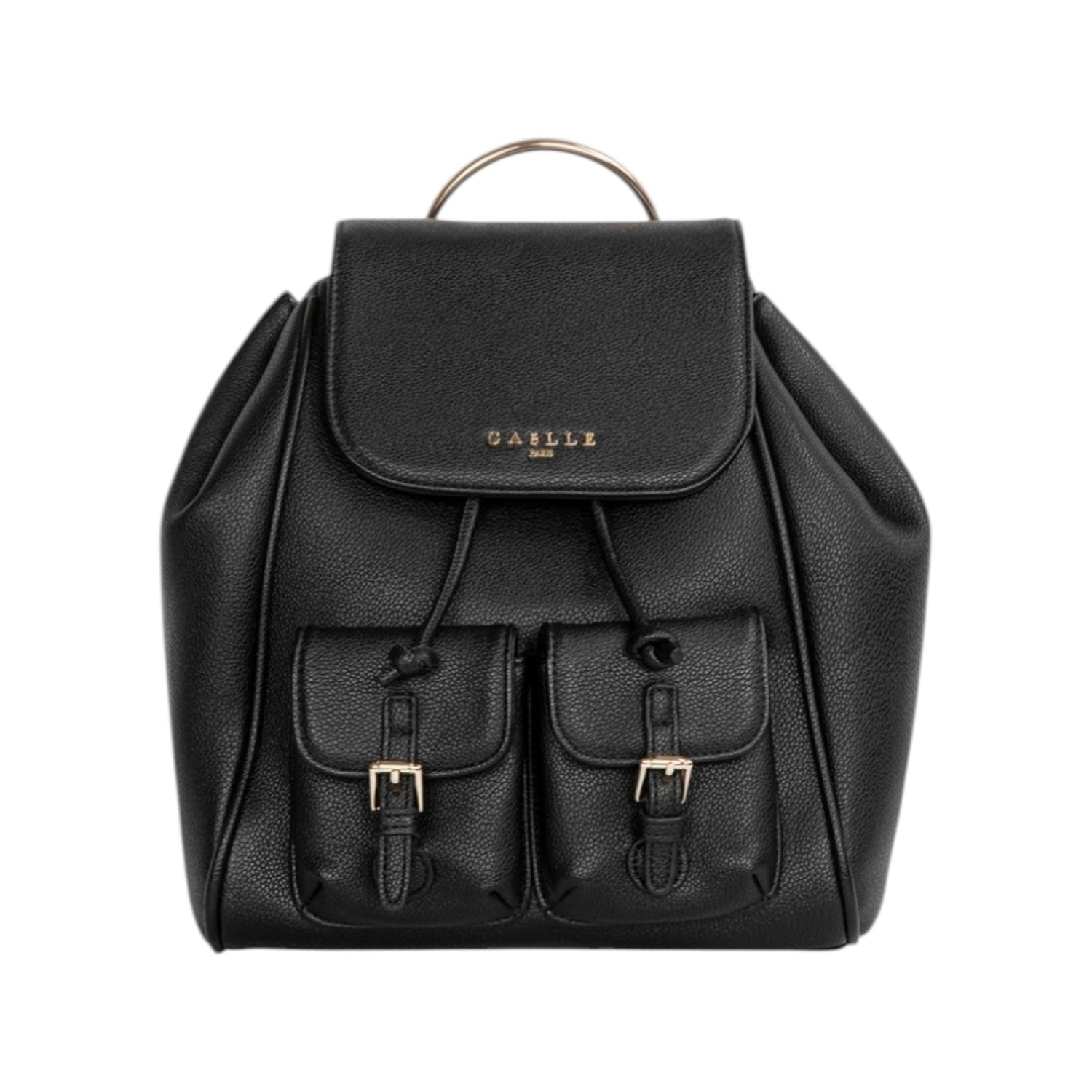 Gaelle Zaino Donna Nero con Tasche Frontali