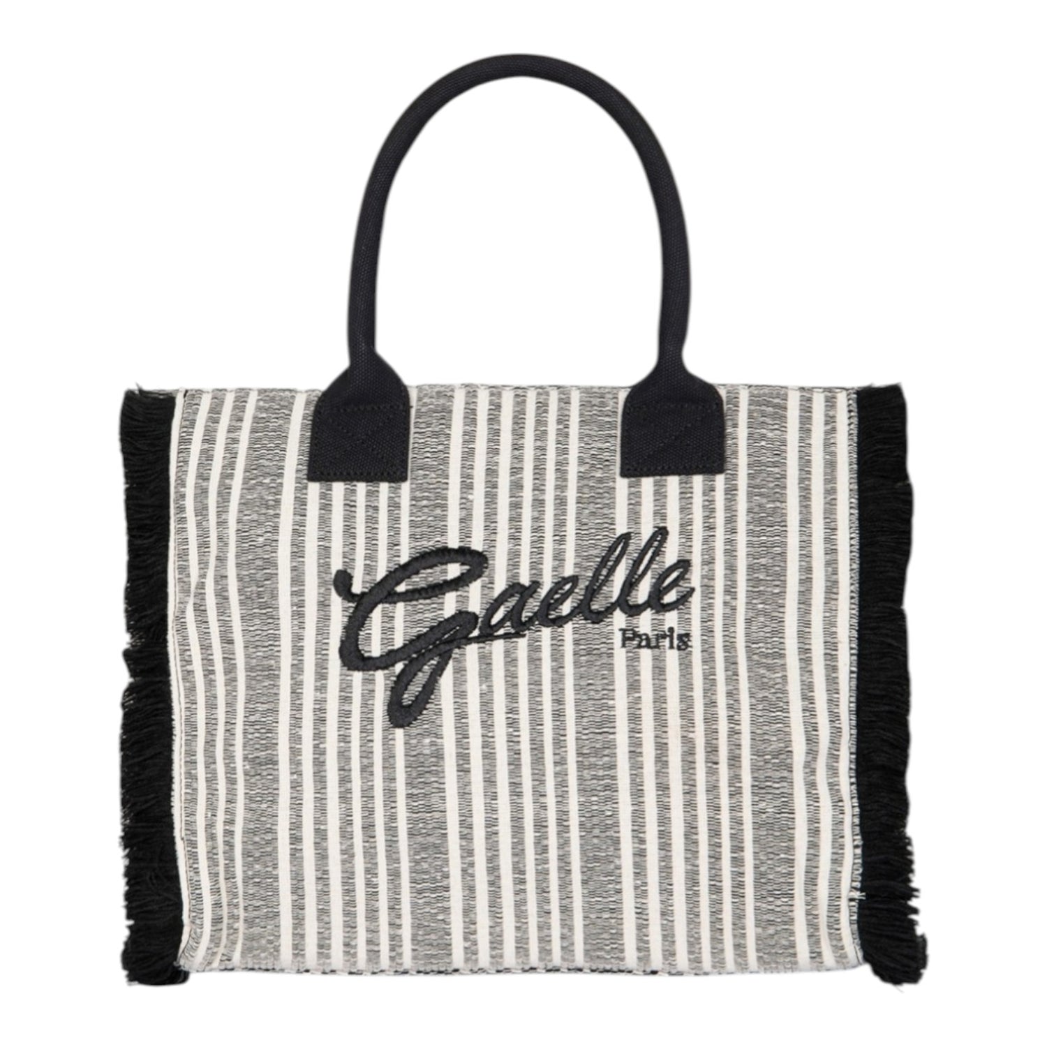 Gaelle Borsa a Mano Donna Grande in Tessuto Nera