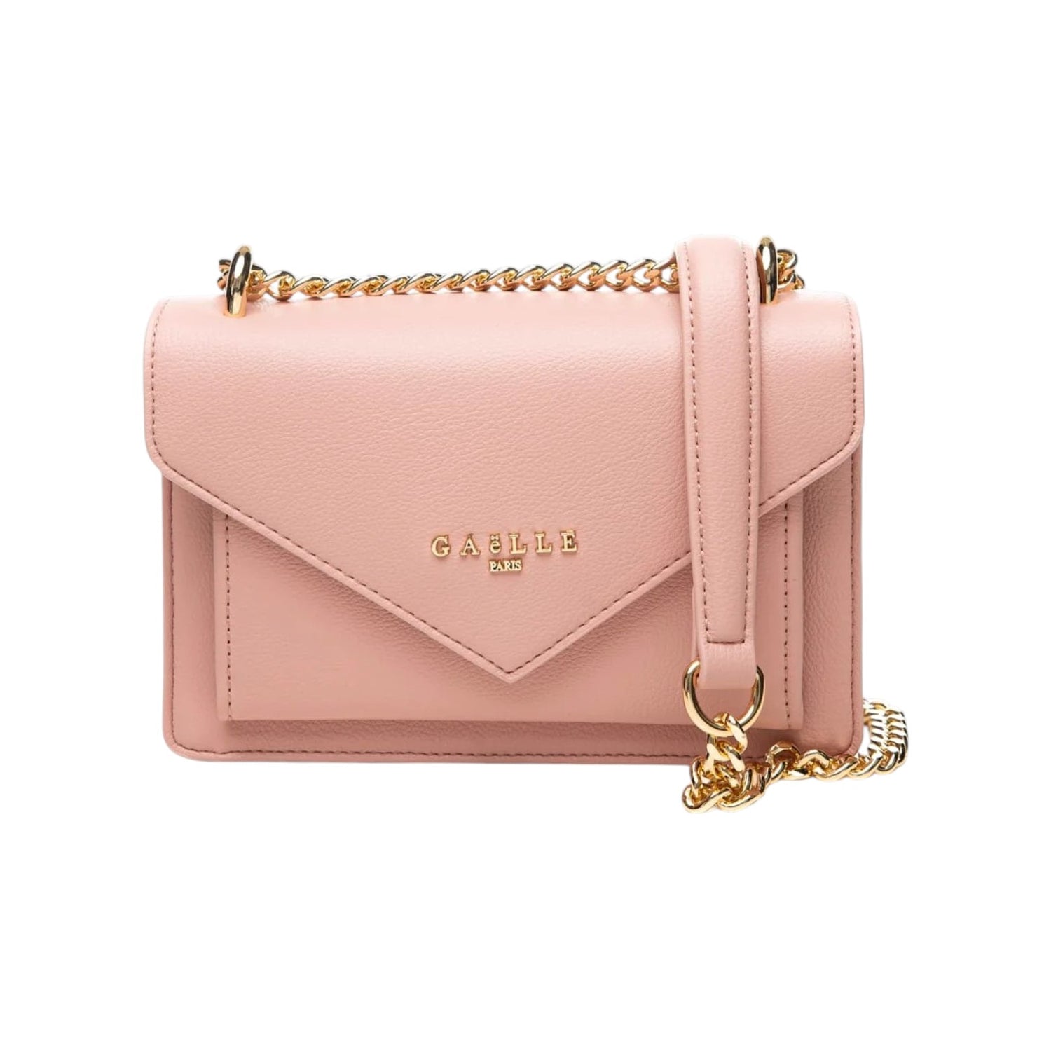 Gaelle Borsa Donna Rosa con Tasca Esterna e Tracolla a Catena