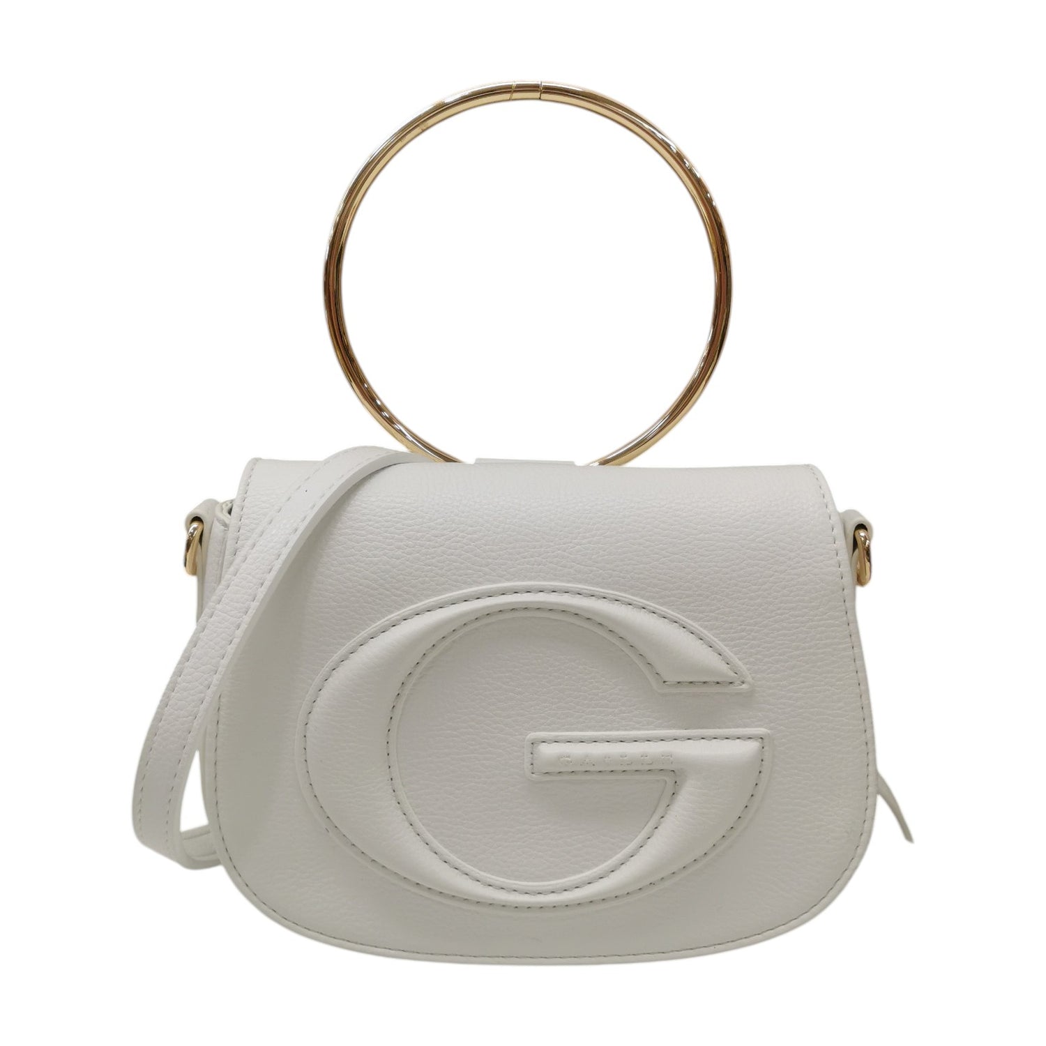 Gaelle Mini Pochette Maxi G Donna Bianca