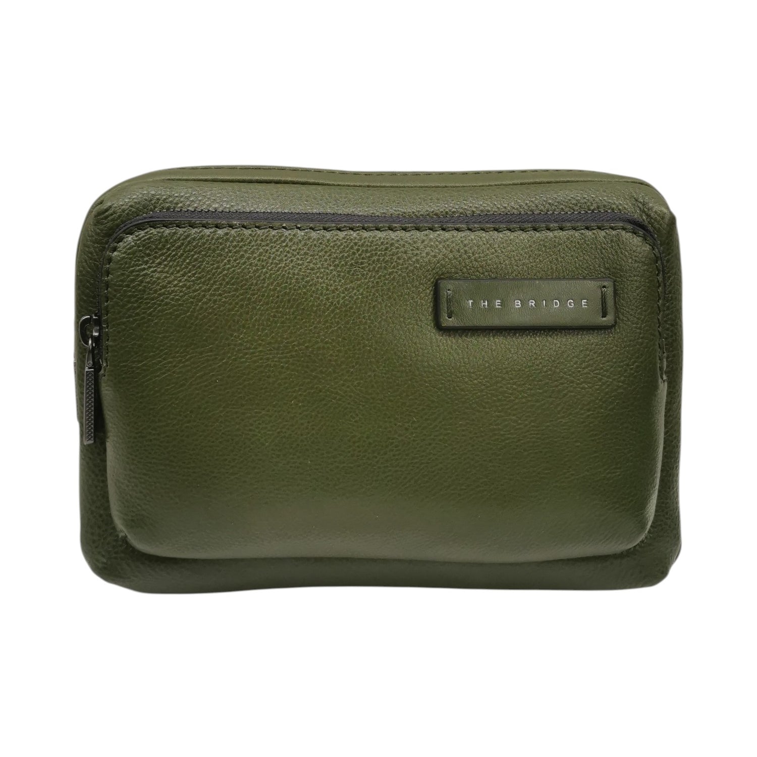 The Bridge Pochette Uomo Linea Ludovico in Pelle Maggiorana con Doppia Zip