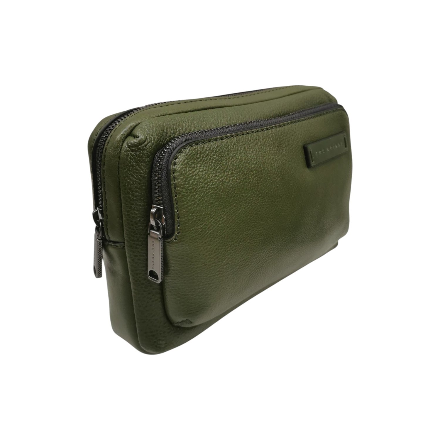 The Bridge Pochette Uomo Linea Ludovico in Pelle Maggiorana con Doppia Zip
