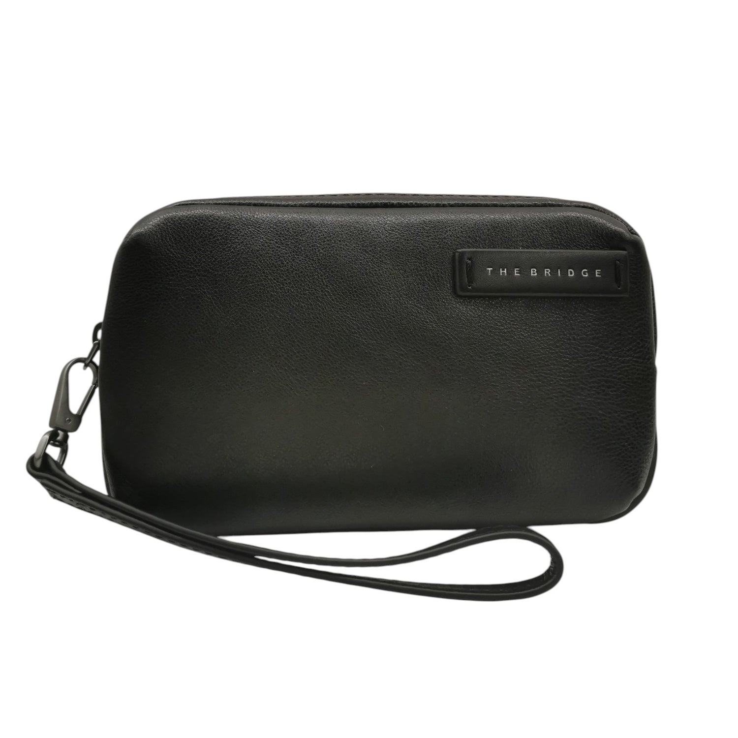 The Bridge Pochette Uomo Linea Ludovico in Pelle Nera con Polsino