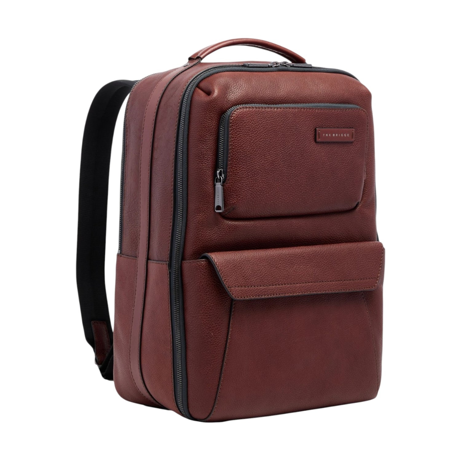 The Bridge Zaino da Viaggio Uomo Linea Ludovico 14″ in Pelle Cuoio