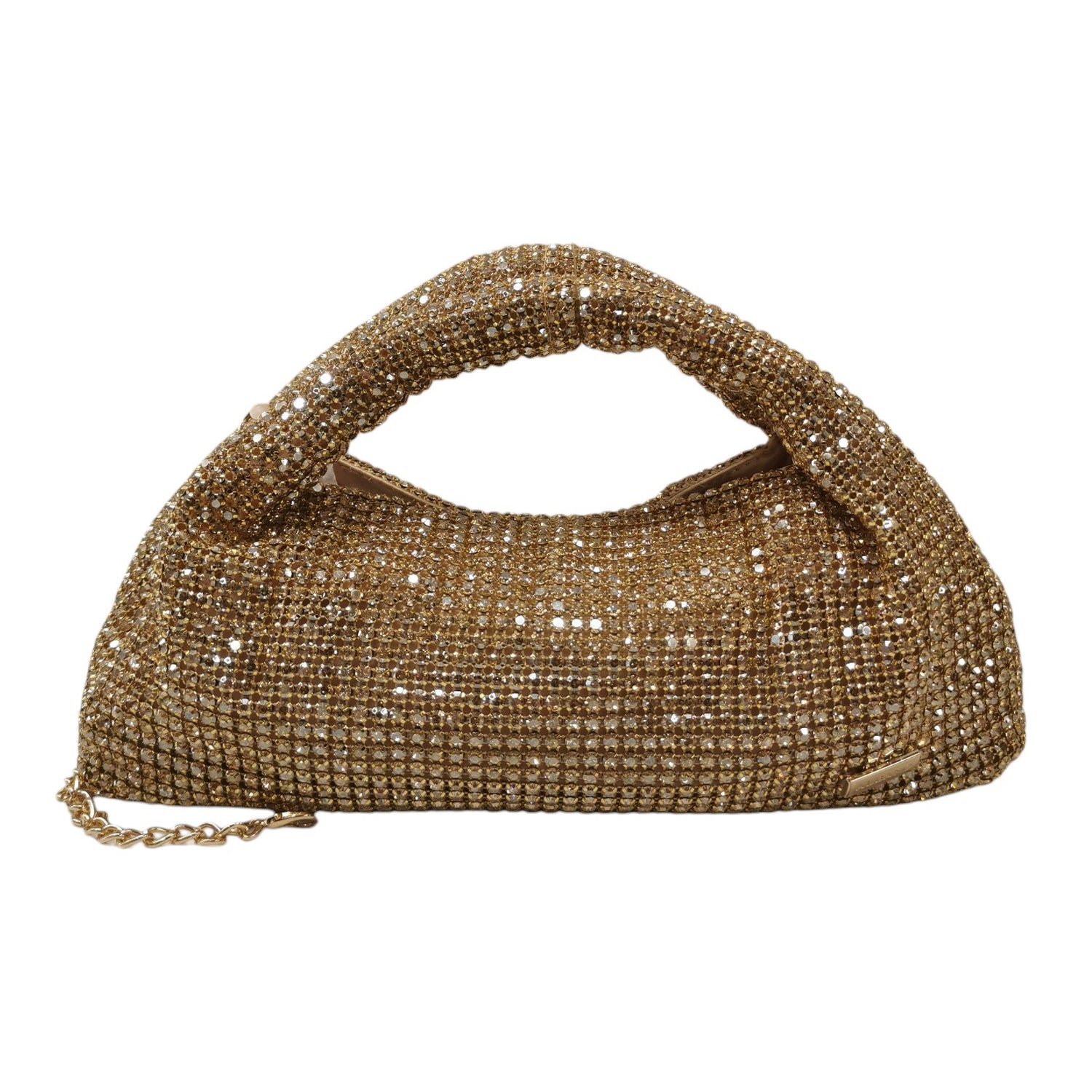 Albano Pochette Donna con Strass Oro