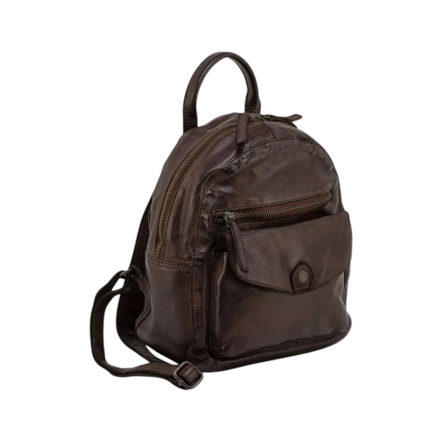 Gianni Conti Zaino Donna Malik in Pelle Marrone