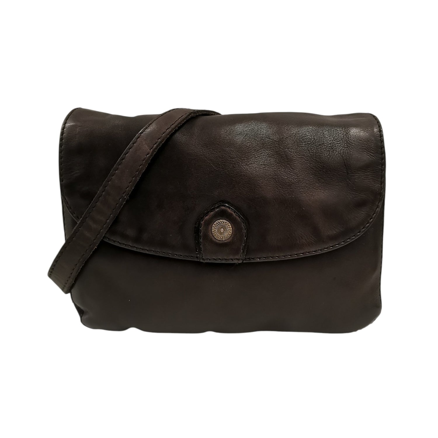 Gianni Conti Tracolla Donna Sadie in Pelle Marrone