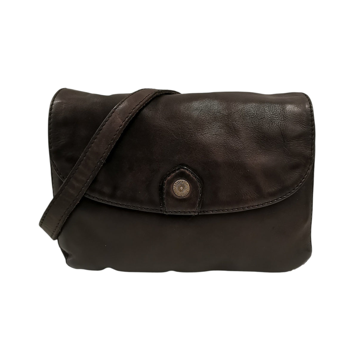 Gianni Conti Tracolla Donna Sadie in Pelle Marrone