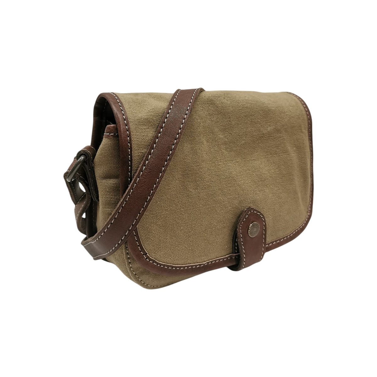 Gianni Conti Borsa Piccola a Tracolla Donna in Tessuto Tortora