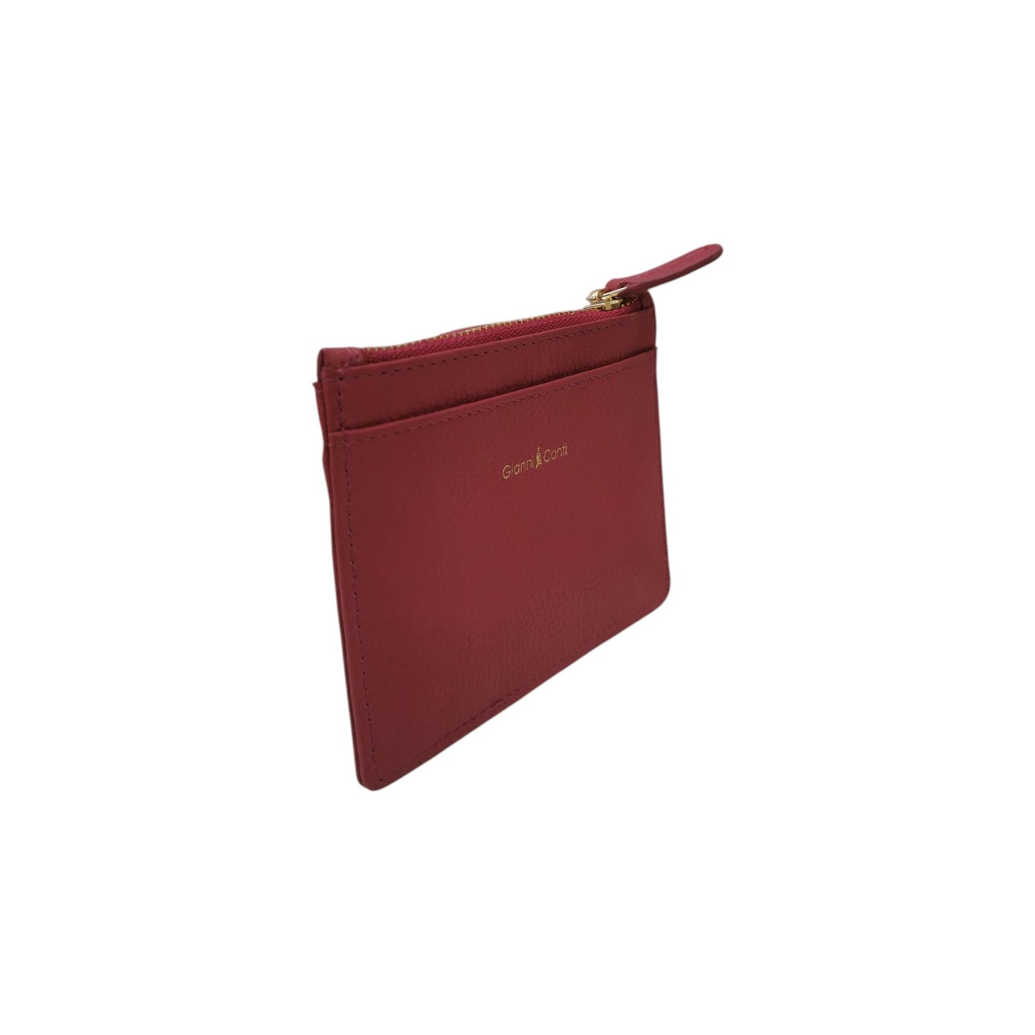 Gianni Conti Portacarte Donna in Pelle Fucsia