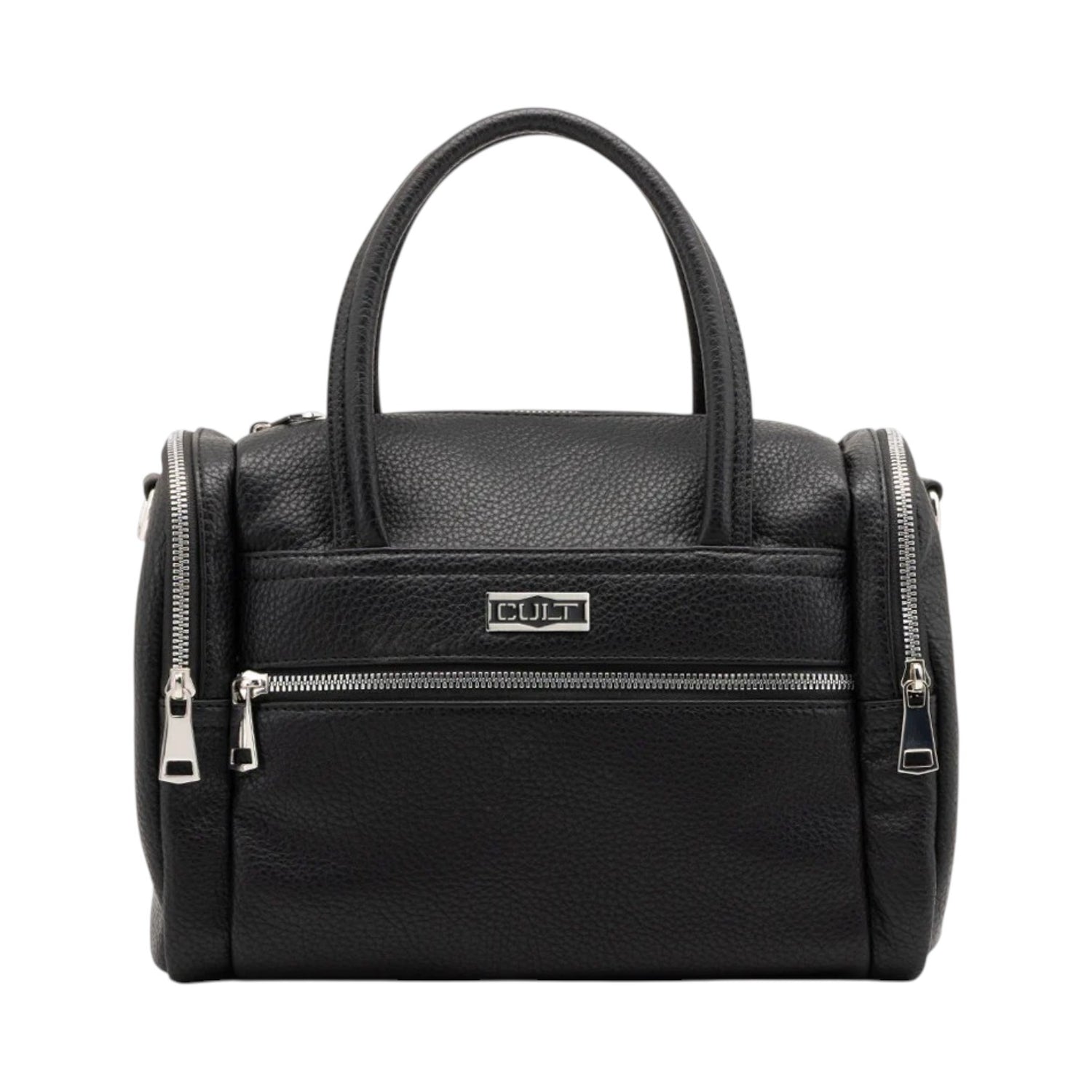 Cult Borsa a Mano Donna Vega in Ecopelle Nera