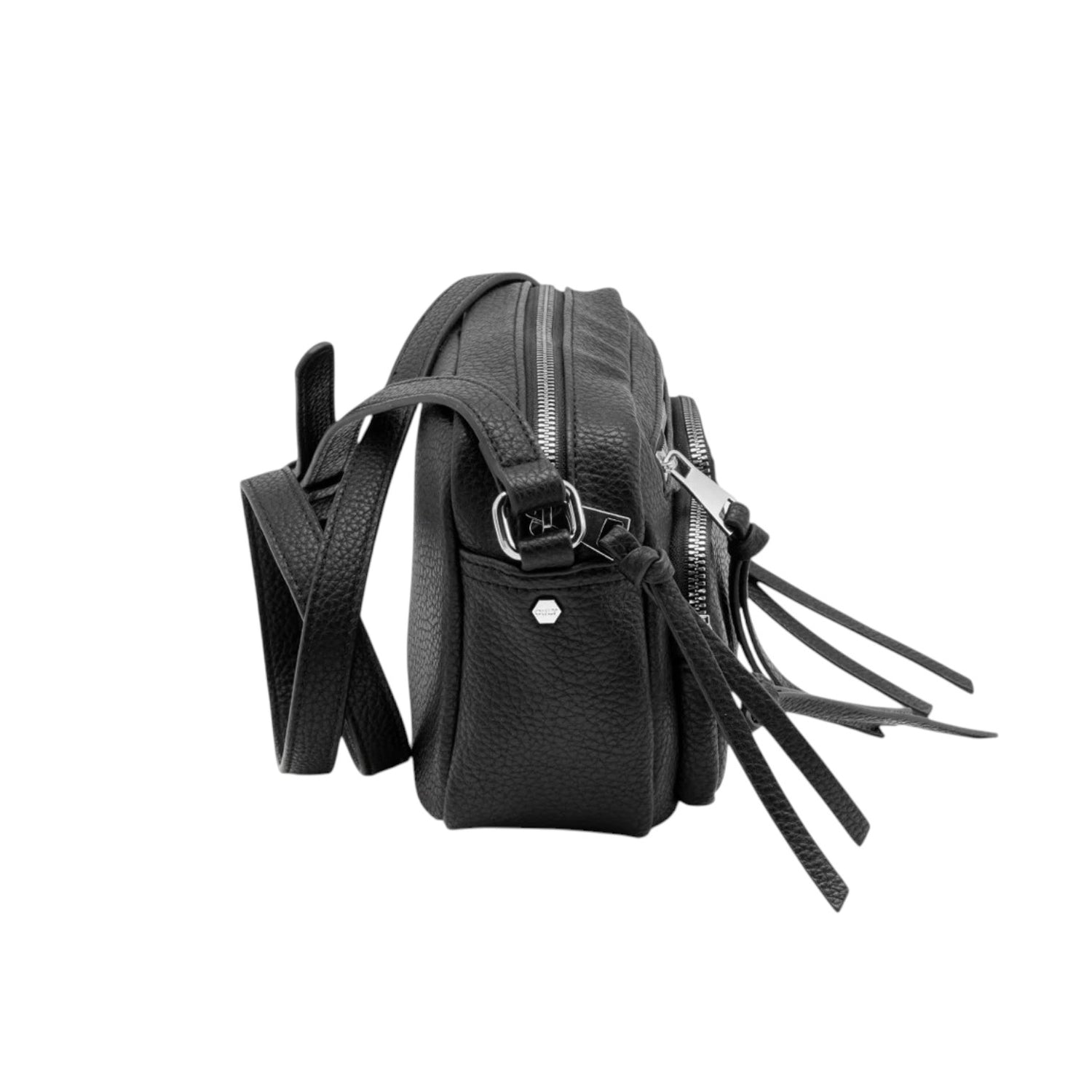 Cult Borsa a Tracolla Vega Donna in Ecopelle Nera