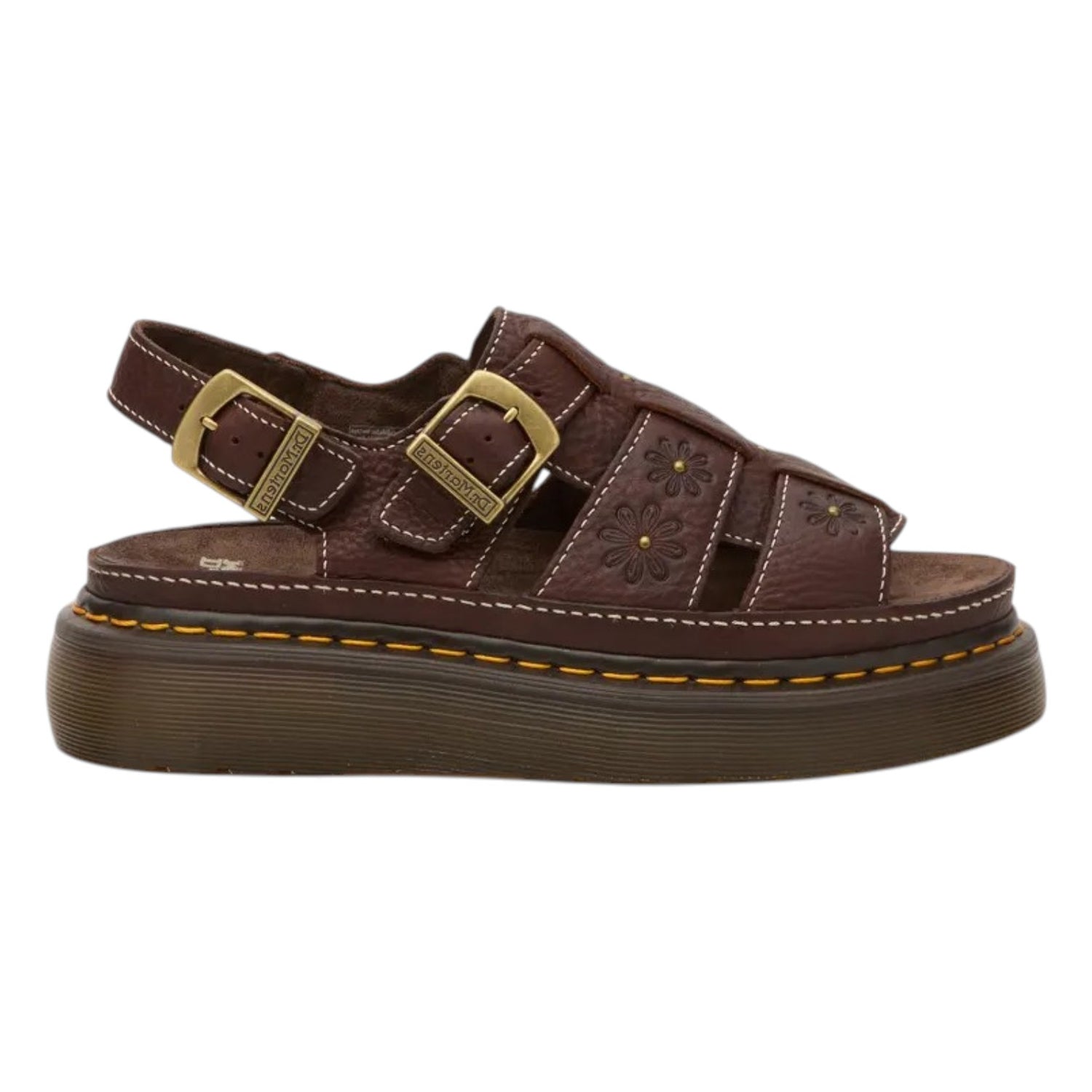 Dr. Martens Wrenlie Open Fl Sandalo Donna in Pelle Moro