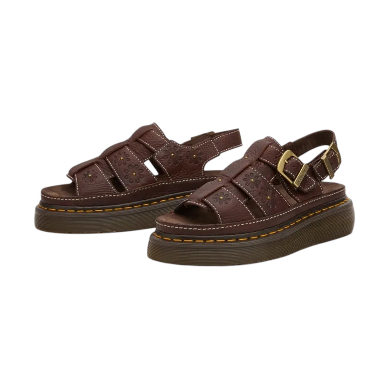 Dr. Martens Wrenlie Open Fl Sandalo Donna in Pelle Moro