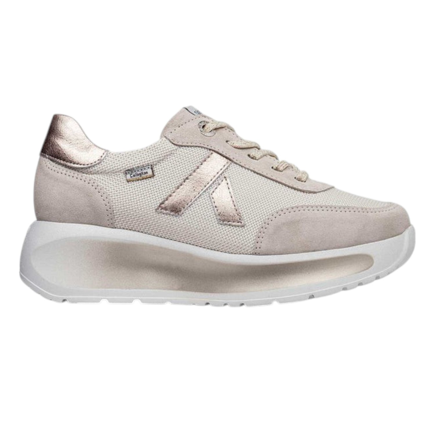 Callaghan Sneakers Donna Avorio in Camoscio e Tessuto