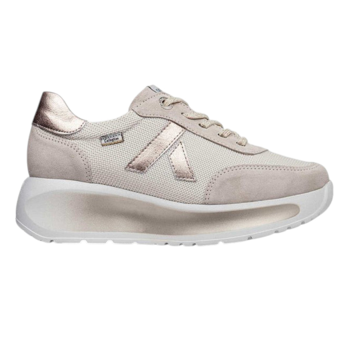 Callaghan Sneakers Donna Avorio in Camoscio e Tessuto