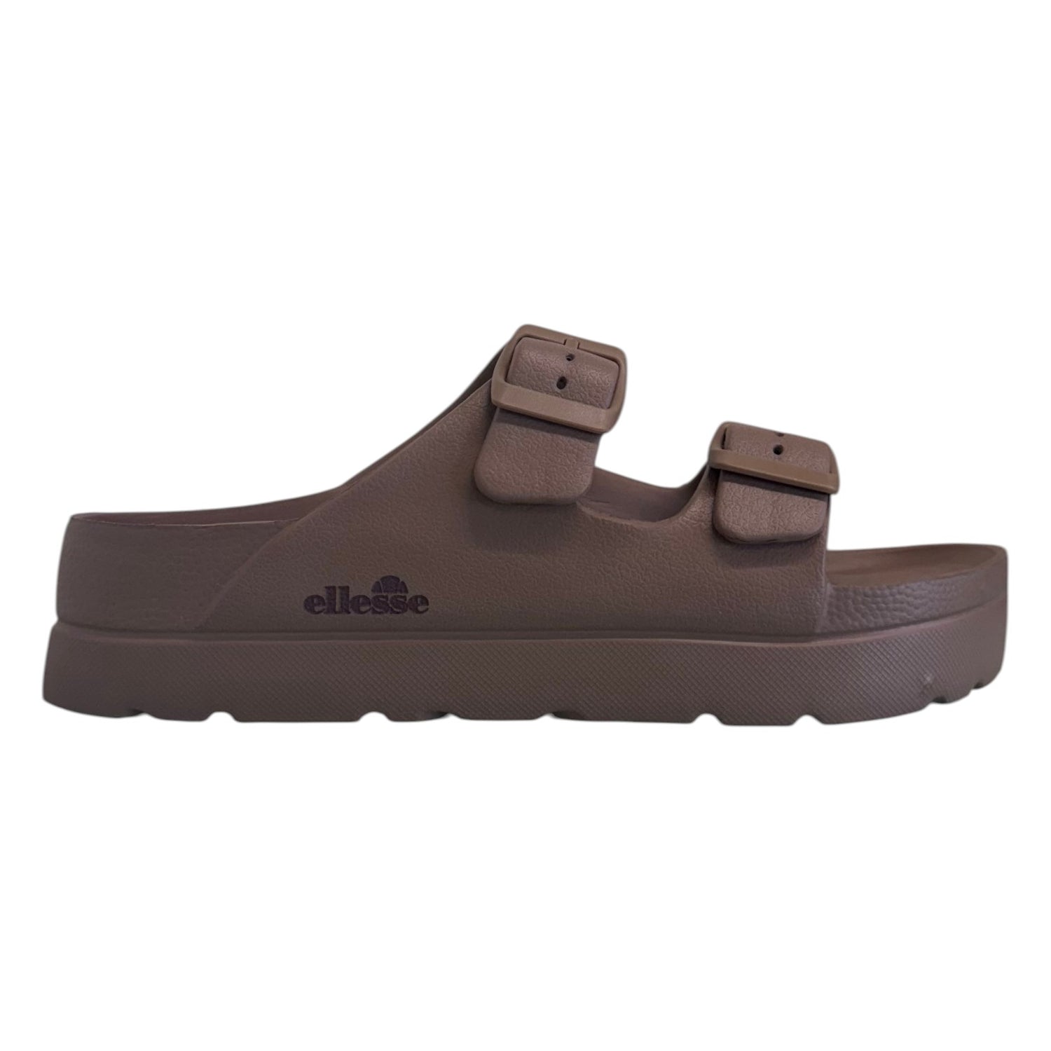 Ellesse Ciabatta Donna Brown con Doppia Fibbia
