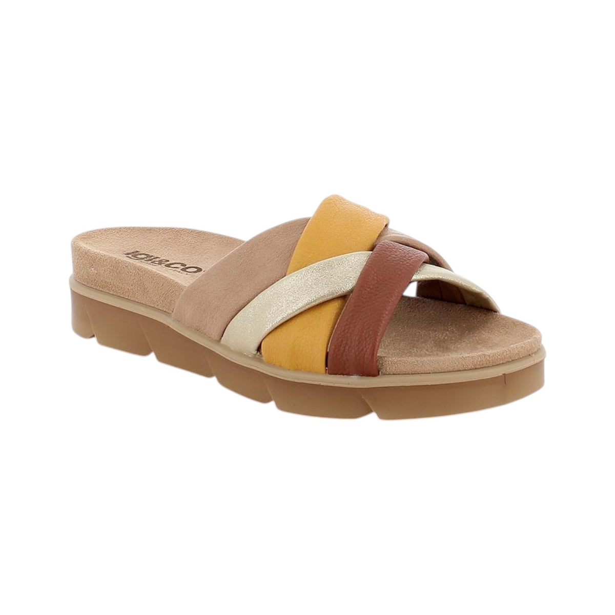 Igi&Co Ciabatta Donna Tortora Giallo