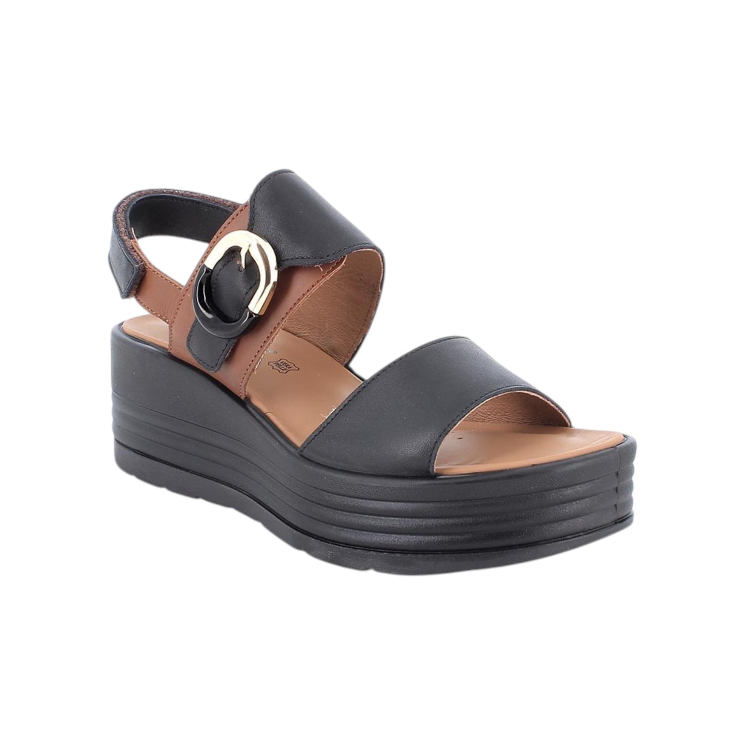 Igi&Co Sandalo Donna Nero Biscotto