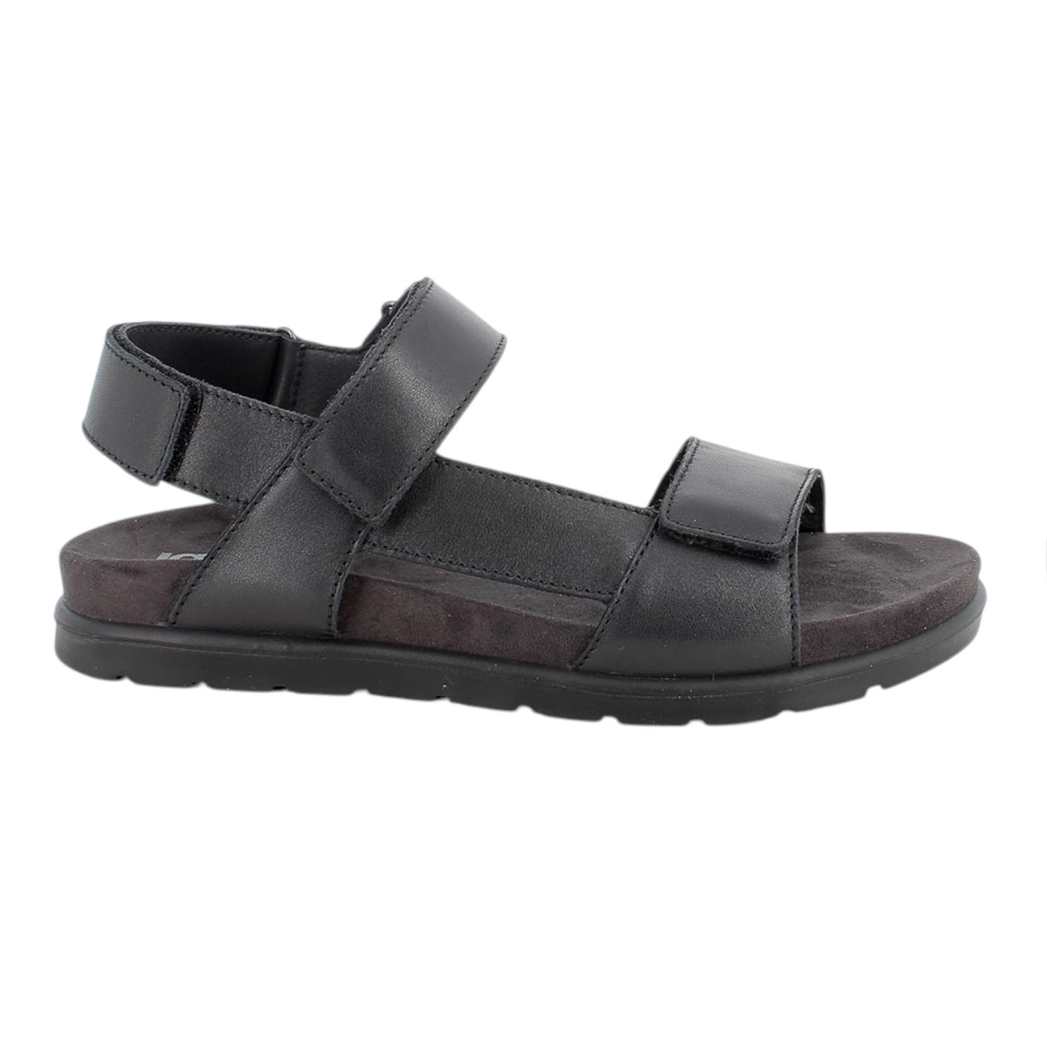 Igi&Co Sandalo Uomo in Pelle Nera con Strappo