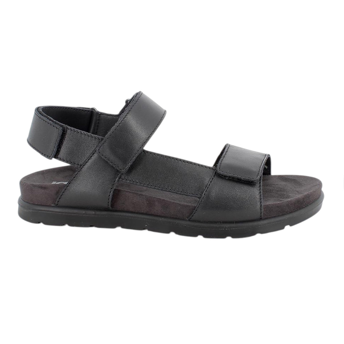 Igi&Co Sandalo Uomo in Pelle Nera con Strappo