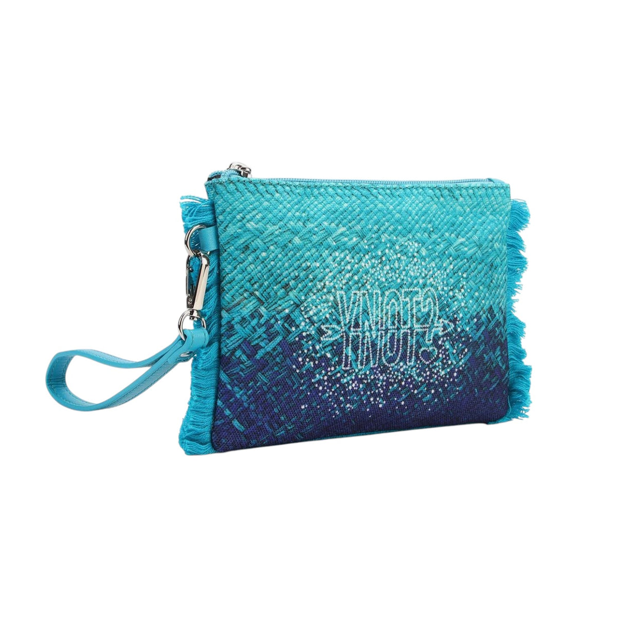 Ynot? Pochette Mare Donna in Tessuto Oceano con Polsino