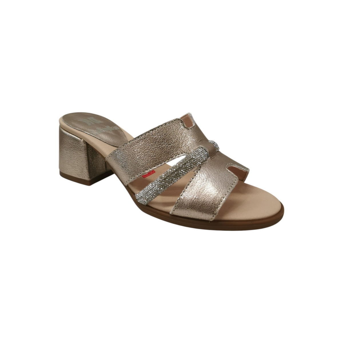 Callaghan Scalzato Donna Oro con Tacco Largo Alto 65mm