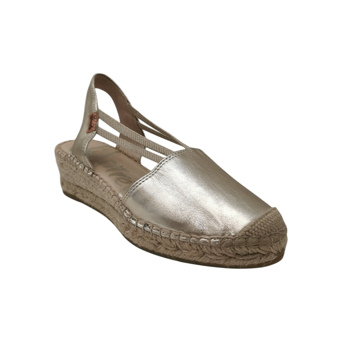 Vidorreta Espadrillas Donna Platino con Zeppa