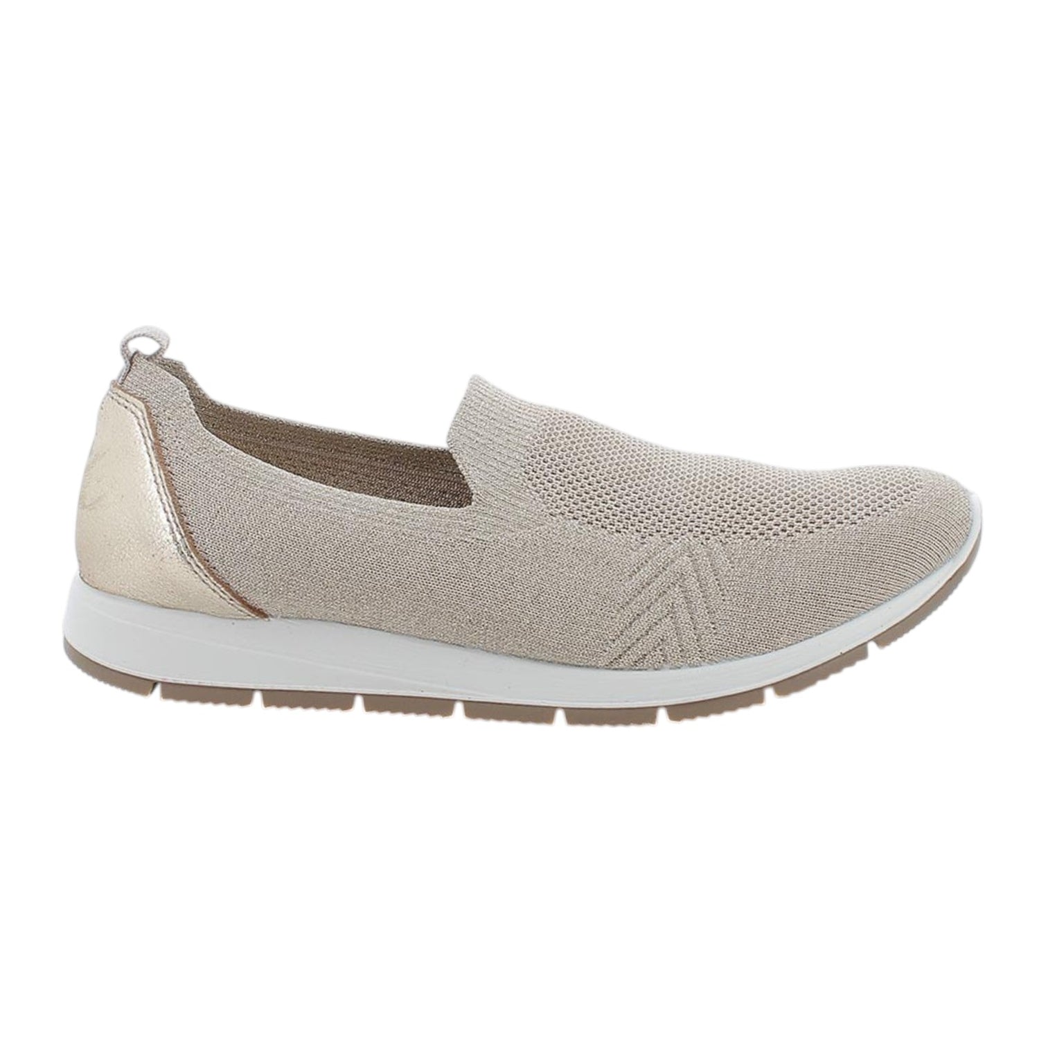 Enval Soft Slip On Donna in Tessuto e Pelle Platino
