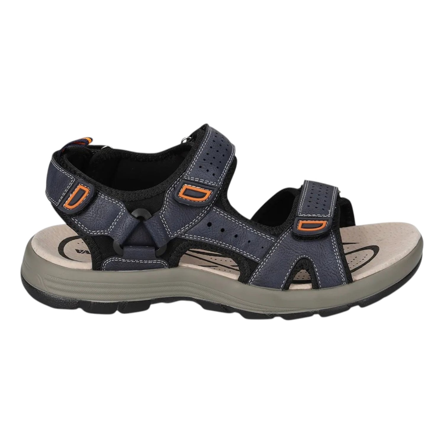 Valleverde Sandalo Uomo in Ecopelle Blu