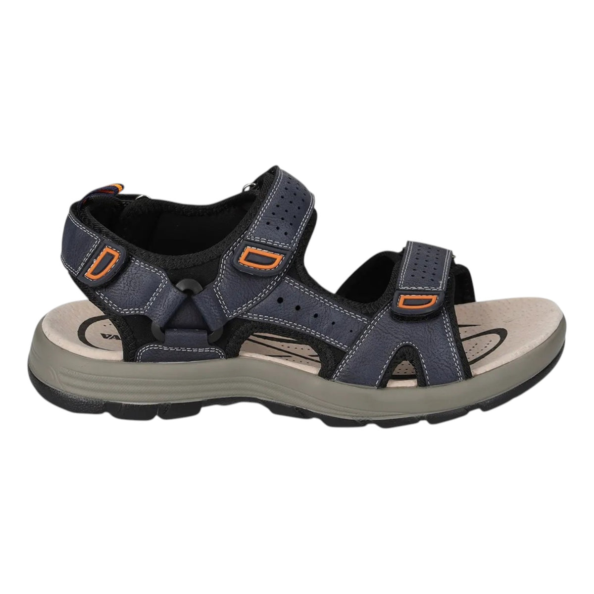 Valleverde Sandalo Uomo in Ecopelle Blu