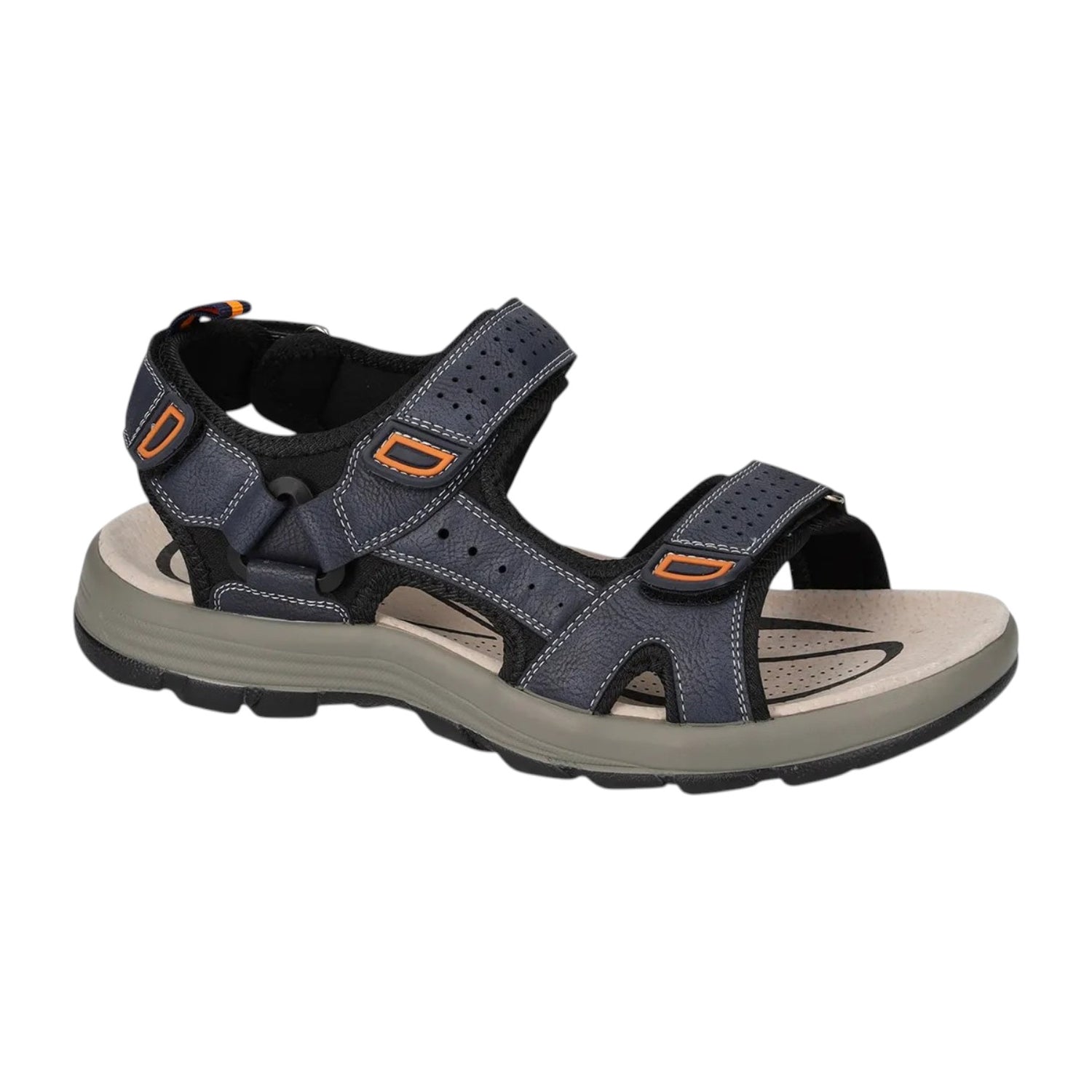 Valleverde Sandalo Uomo in Ecopelle Blu