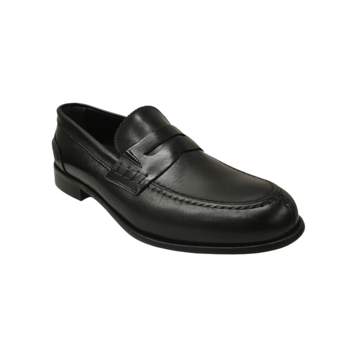 Herman Scott Mocassino Uomo in Pelle Nera